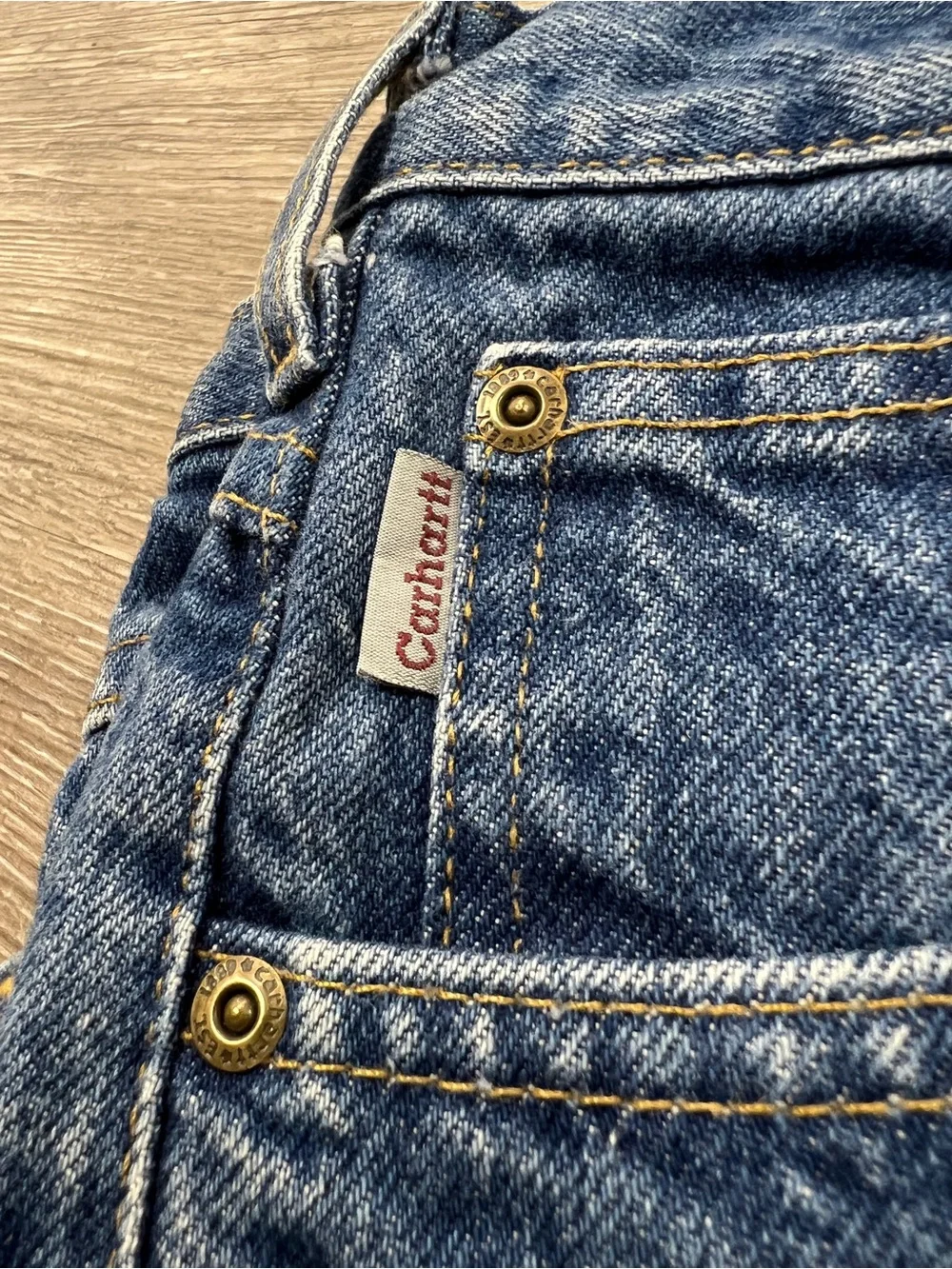 Vintage Carhartt Jean Shorts / Jorts - Mens Size 42